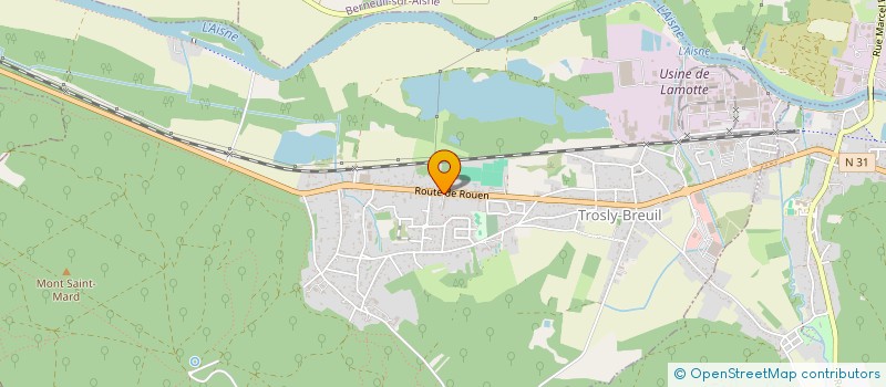 localisation de l'entreprise 492 697 313   THOUROTTE