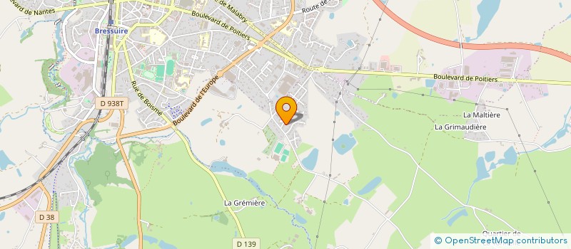 localisation de l'entreprise 492 743 257   BRESSUIRE