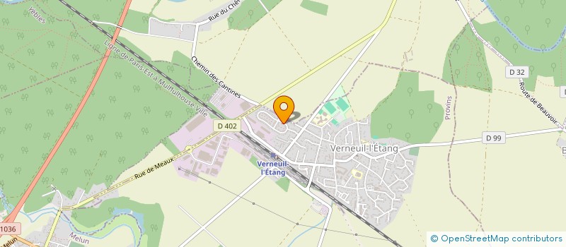 localisation de l'entreprise 492 750 906   VERNEUIL-L'ETANG