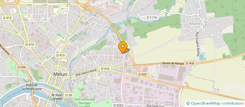 localisation de l'entreprise 492 804 687 à MELUN