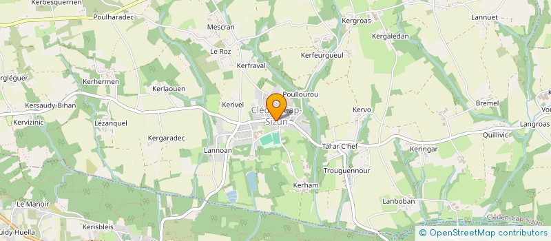 localisation de l'entreprise 492 816 384   CLEDEN-CAP-SIZUN