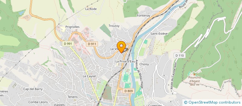 localisation de l'entreprise 492 821 335   MILLAU