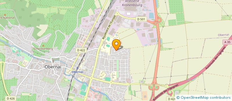 localisation de l'entreprise 492 832 407   OBERNAI