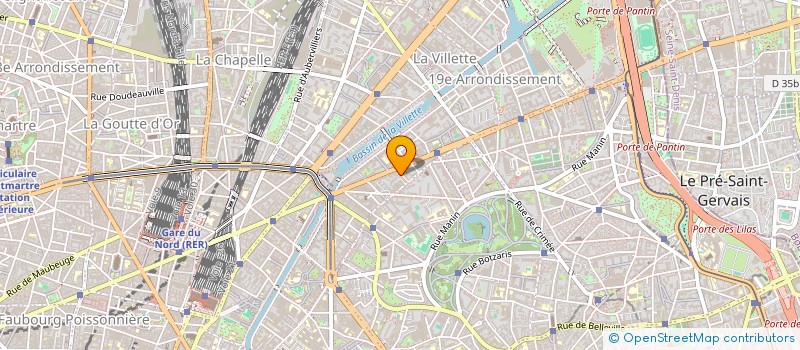 localisation de l'entreprise 492 951 710   PANTIN