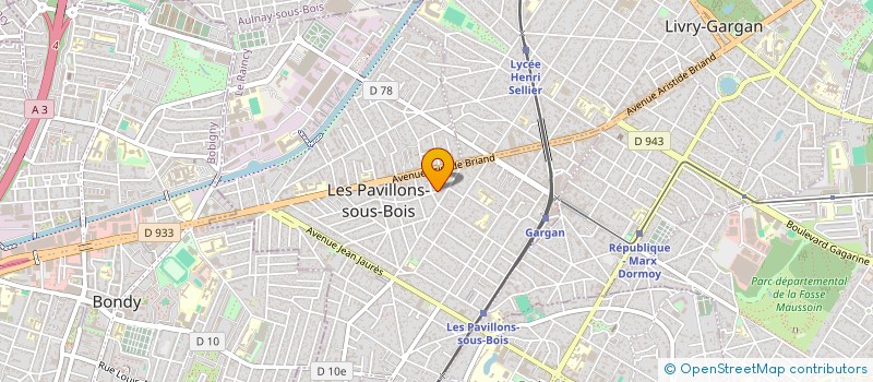 localisation de l'entreprise 492 960 703   VILLEMOMBLE