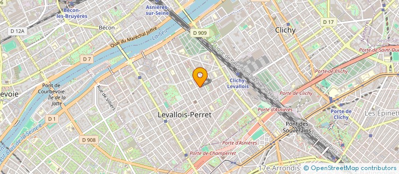 localisation de l'entreprise 492 979 703  à LEVALLOIS-PERRET