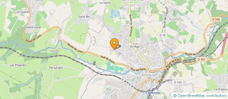 localisation de l'entreprise 492 990 684   L'ARBRESLE