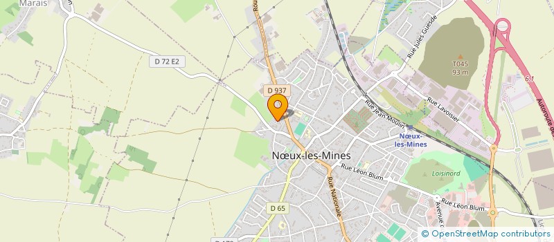 localisation de l'entreprise 493 037 261   NUX-LES-MINES