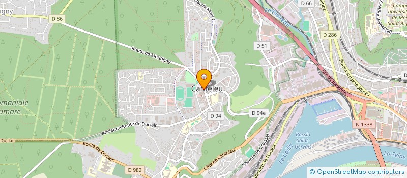 localisation de l'entreprise 493 039 572   LE PETIT-QUEVILLY