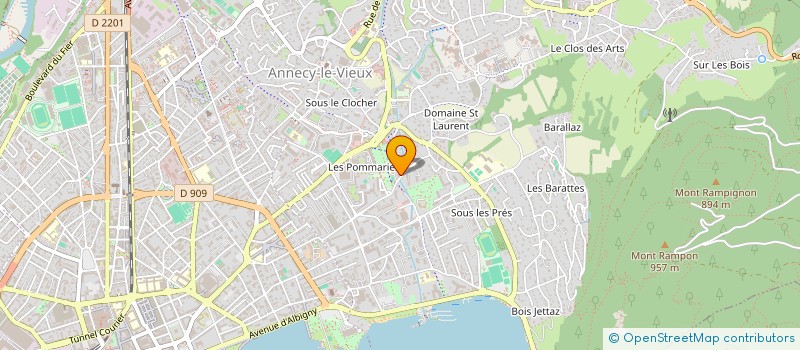 localisation de l'entreprise 493 077 788 à ANNECY
