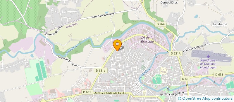 localisation de l'entreprise 493 108 104   GRAULHET