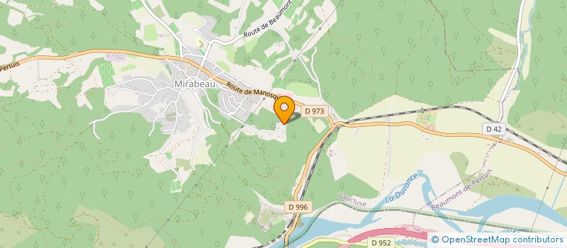 localisation de l'entreprise 493 111 686   MIRABEAU