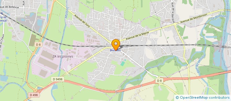 localisation de l'entreprise 493 129 191   BONSON