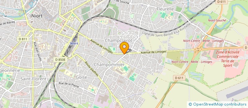 localisation de l'entreprise 493 162 770   NIORT