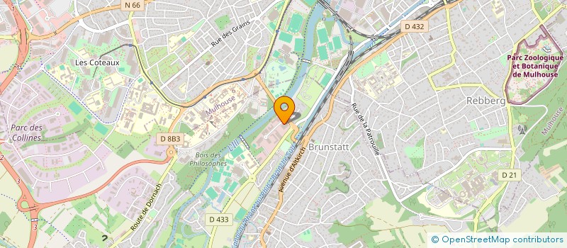 localisation de l'entreprise 493 249 122   BRUNSTATT-DIDENHEIM