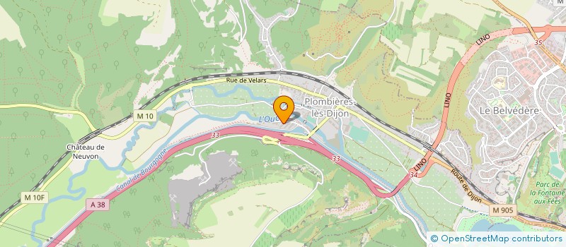 localisation de l'entreprise 493 310 338   PLOMBIERES-LES-DIJON