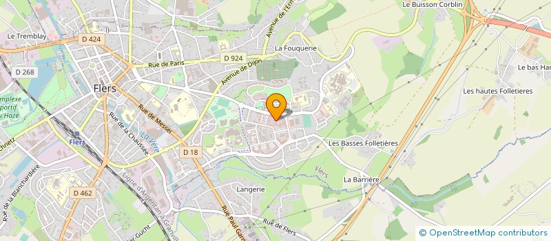 localisation de l'entreprise 493 324 826 à FLERS