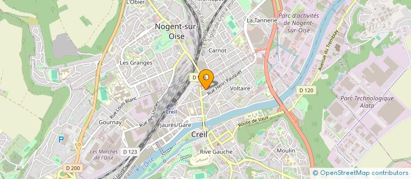 localisation de l'entreprise 493 351 860   CREIL