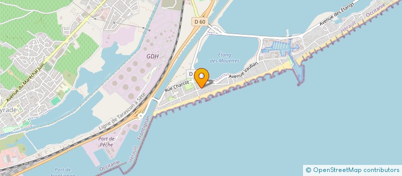 localisation de l'entreprise 493 383 541  à FRONTIGNAN