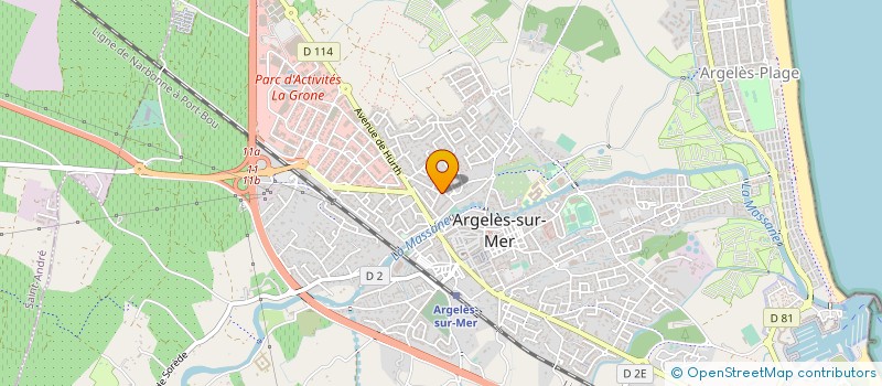 localisation de l'entreprise 493 399 422   ARGELES-SUR-MER