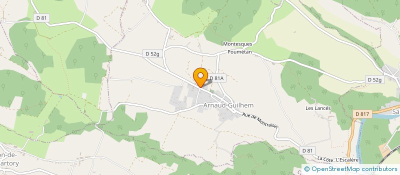 localisation de l'entreprise 493 412 282   ARNAUD-GUILHEM