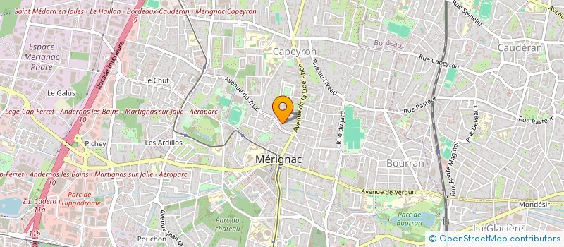 localisation de l'entreprise 493 427 256   MERIGNAC