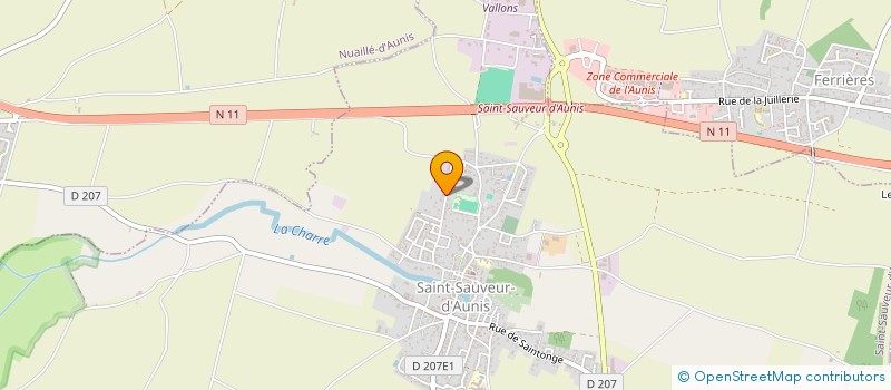 localisation de l'entreprise 493 440 663   SAINT-SAUVEUR-D'AUNIS