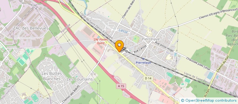 localisation de l'entreprise 493 451 744  à PIERRELAYE
