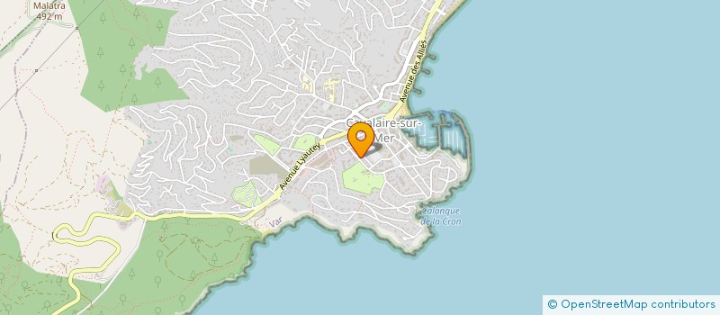 localisation de l'entreprise 493 475 180   CAVALAIRE-SUR-MER