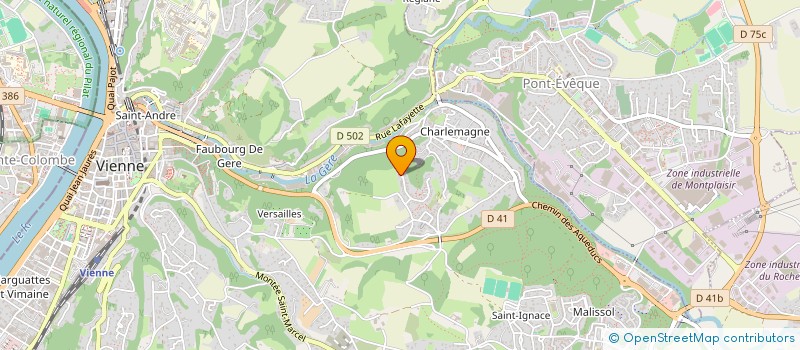localisation de l'entreprise 493 522 650 à VIENNE