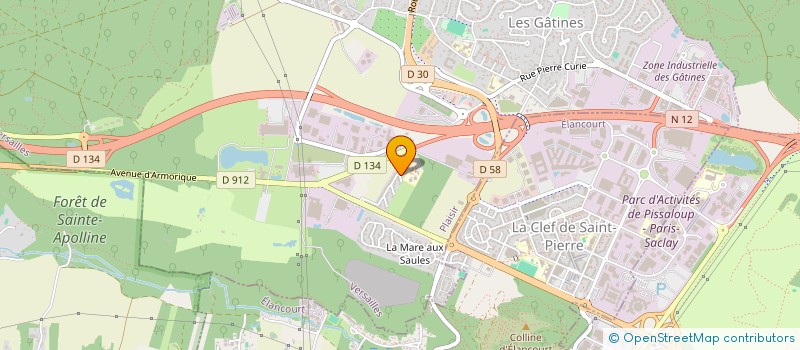 localisation de l'entreprise 493 586 515   PLAISIR