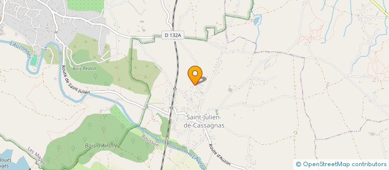 localisation de l'entreprise 493 587 091   SAINT-JULIEN-DE-CASSAGNAS