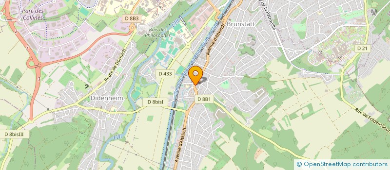 localisation de l'entreprise 493 590 681   BRUNSTATT-DIDENHEIM