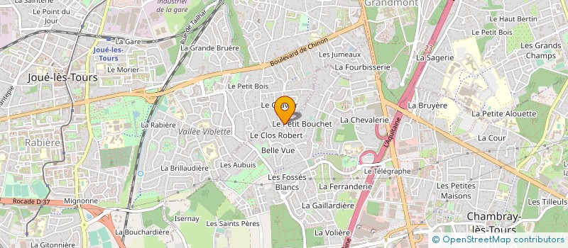 localisation de l'entreprise 493 604 185 à JOUE-LES-TOURS