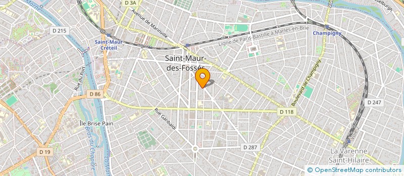 localisation de l'entreprise 493 633 358  à SAINT-MAUR-DES-FOSSES