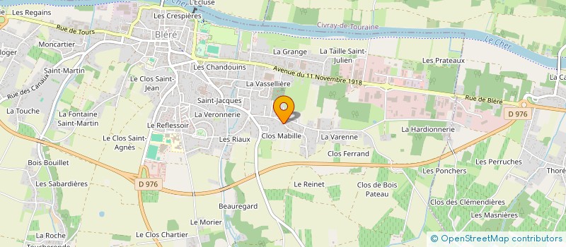 localisation de l'entreprise 493 643 696   BLERE