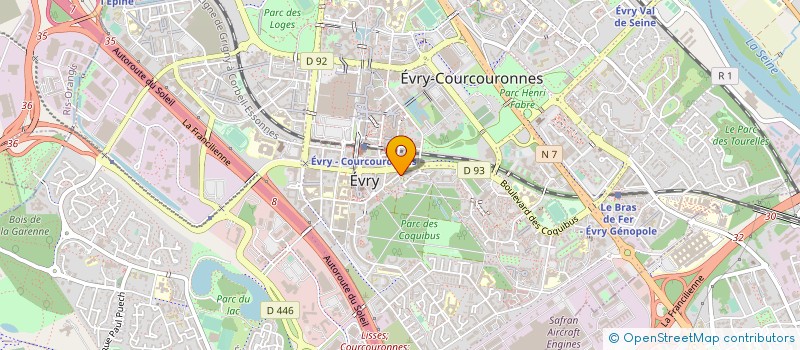 localisation de l'entreprise 493 650 204 à EVRY-COURCOURONNES