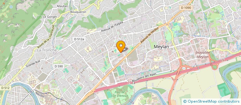 localisation de l'entreprise 493 700 843   CROLLES