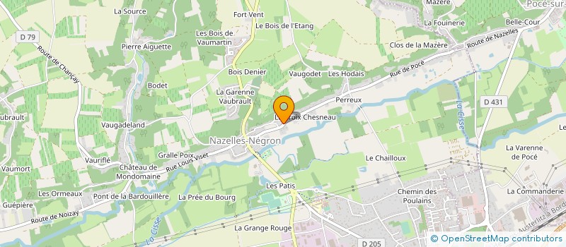 localisation de l'entreprise 493 715 775   NAZELLES-NEGRON