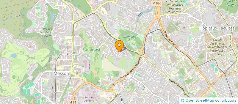 localisation de l'entreprise 493 775 811 à MONTPELLIER