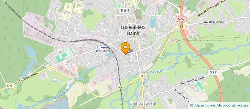 localisation de l'entreprise 493 826 556   LUXEUIL-LES-BAINS