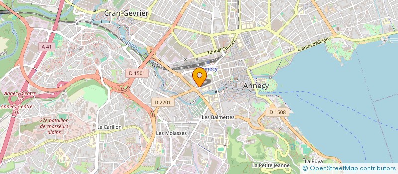 localisation de l'entreprise 493 829 550   ANNECY