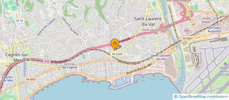 localisation de l'entreprise 493 857 866 à SAINT-LAURENT-DU-VAR