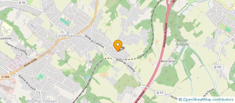 localisation de l'entreprise 493 926 554   CASTELMAUROU