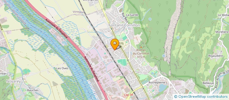 localisation de l'entreprise 493 933 022   FONTANIL-CORNILLON