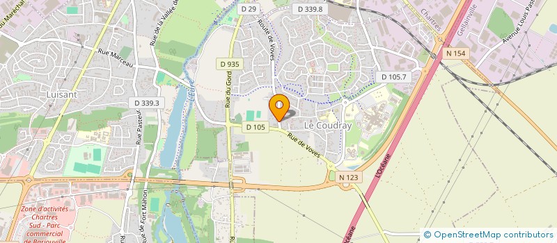 localisation de l'entreprise 493 968 960 à LE COUDRAY