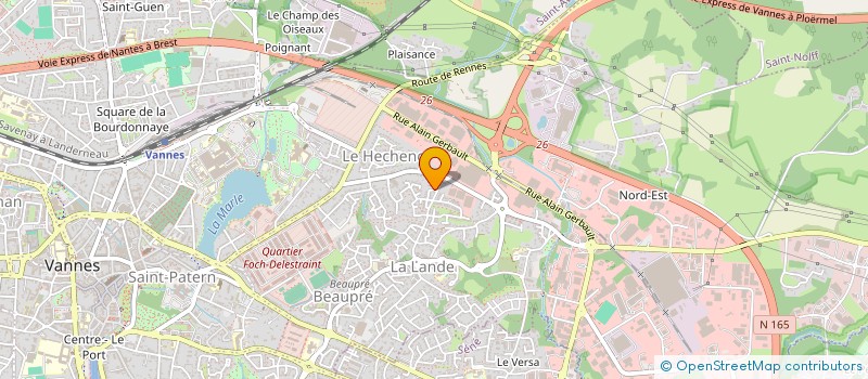localisation de l'entreprise 494 071 772  à VANNES