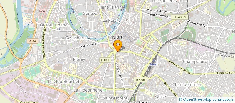 localisation de l'entreprise 494 105 687   NIORT