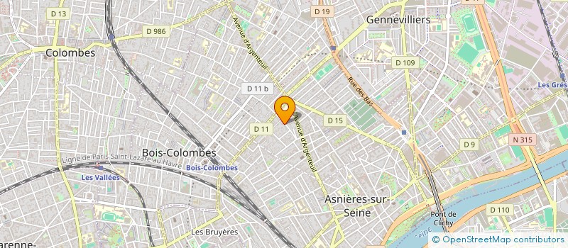 localisation de l'entreprise 494 131 543   ASNIERES-SUR-SEINE