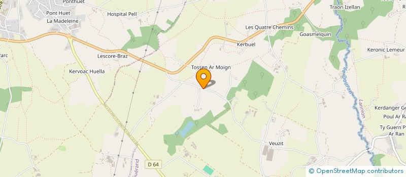 localisation de l'entreprise 494 149 768   PLOUEGAT-GUERAND